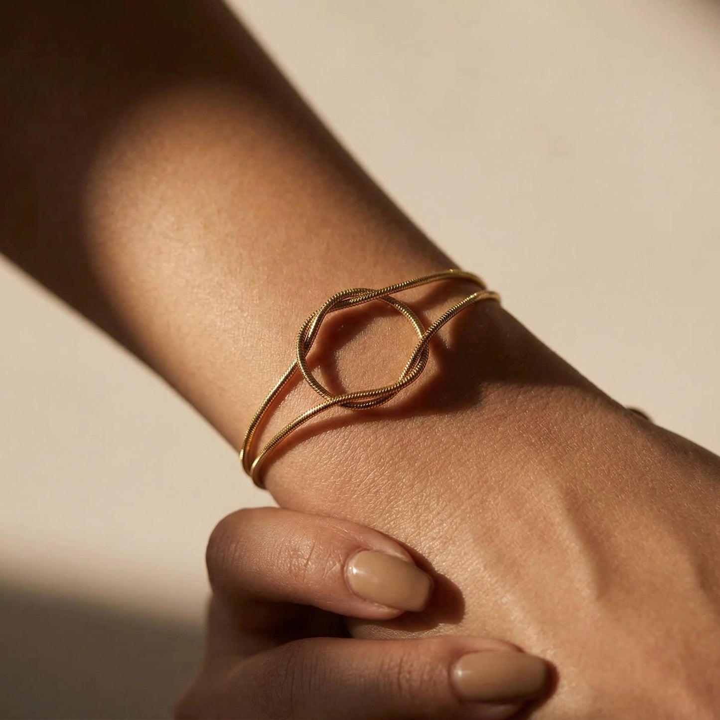 Golden Orbit Wrap Bracelet