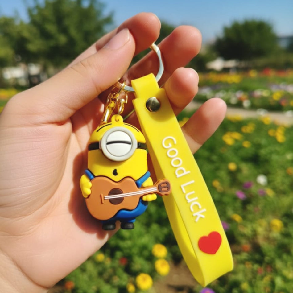 Minion Keychain with Charm (Version 4)
