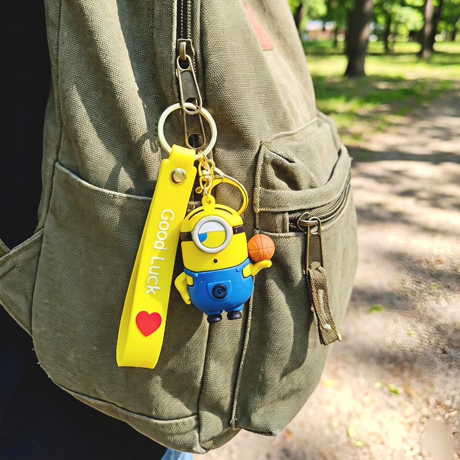 Minion Keychain with Charm (Version 5)
