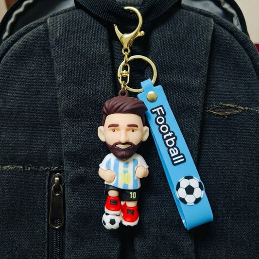 Lionel Messi Keychain with Charm