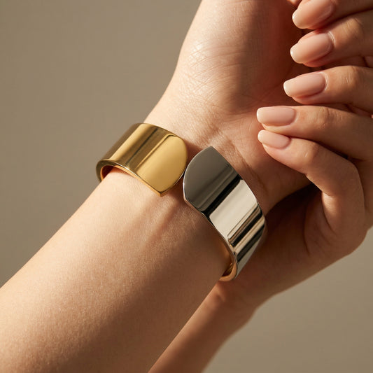 Eclipse Dual Tone Bracelet