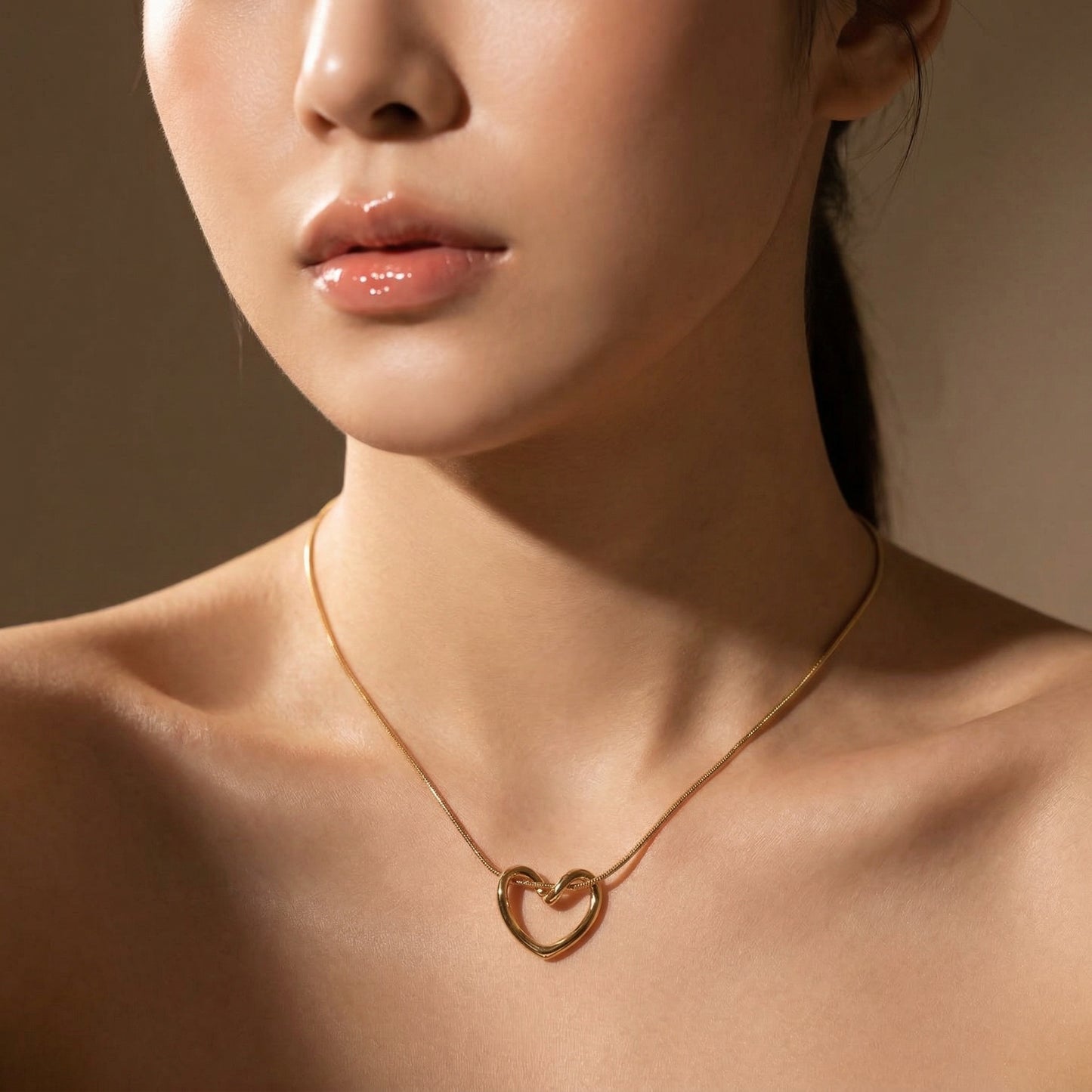 Eternal Love Heart Pendant Necklace