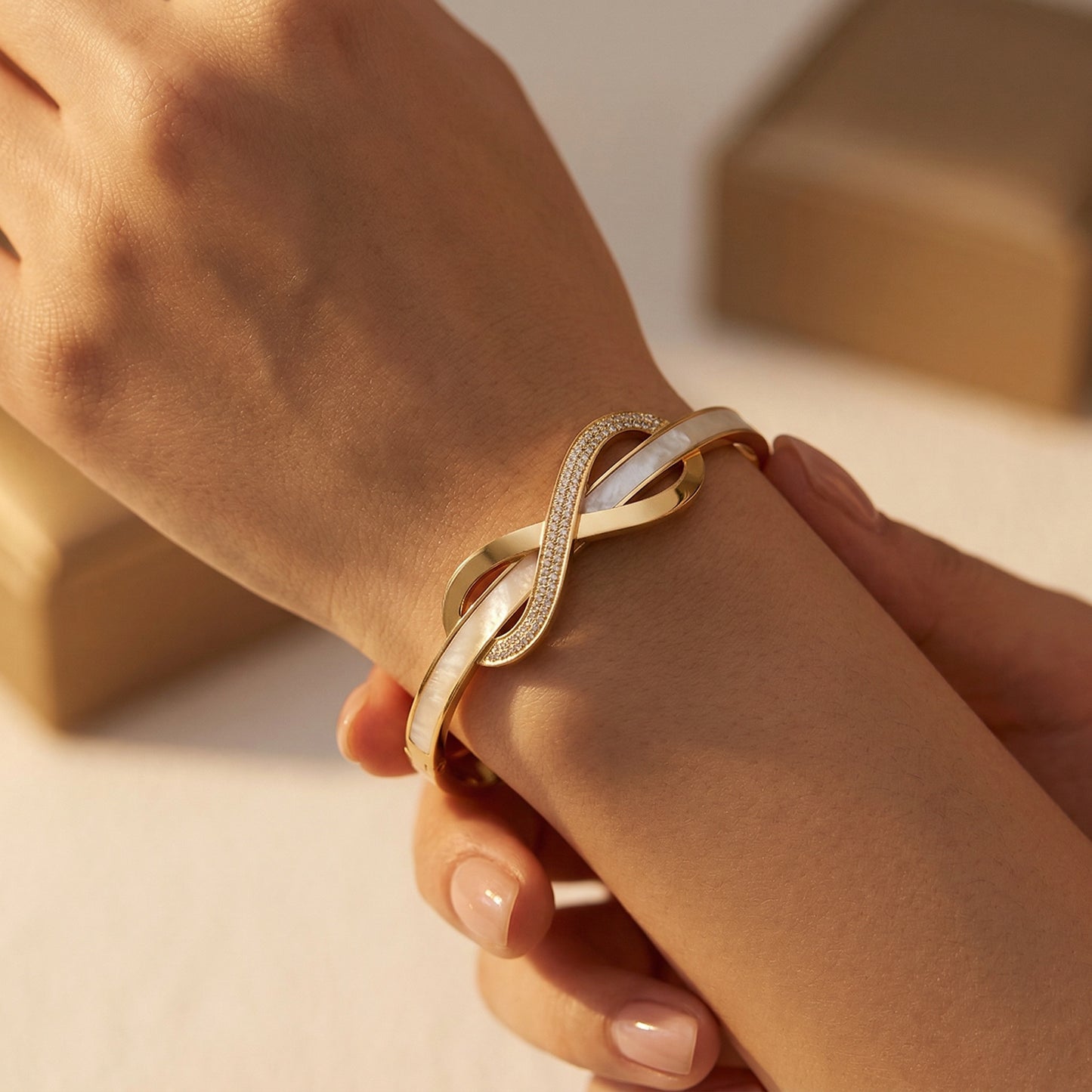 Golden Infinity Glow Bracelet