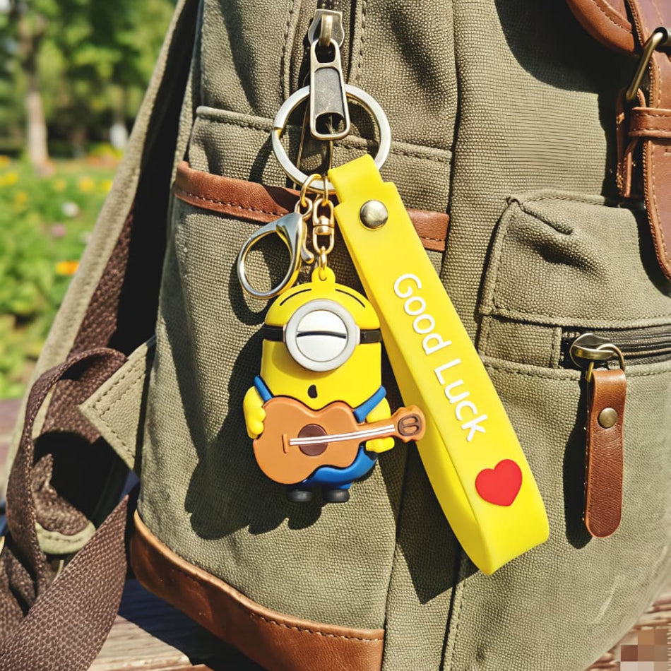Minion Keychain with Charm (Version 4)