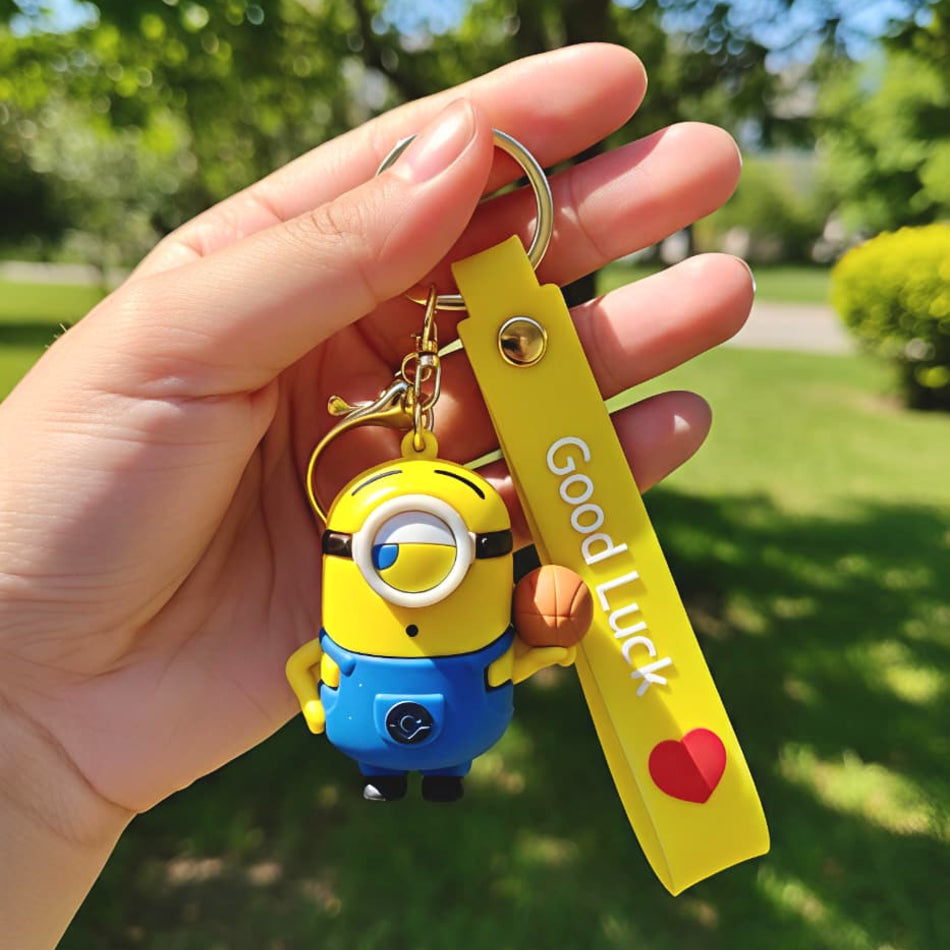 Minion Keychain with Charm (Version 5)
