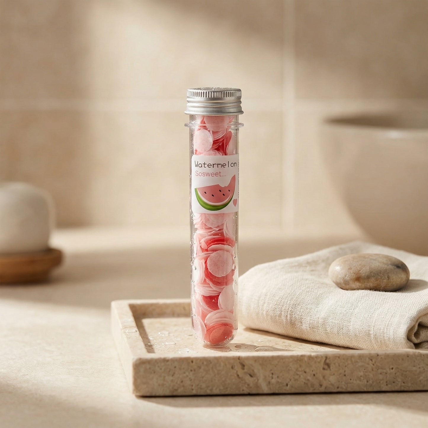 Scented Paper Soap Disposable Mini Soap Bottle (Pack of 1)