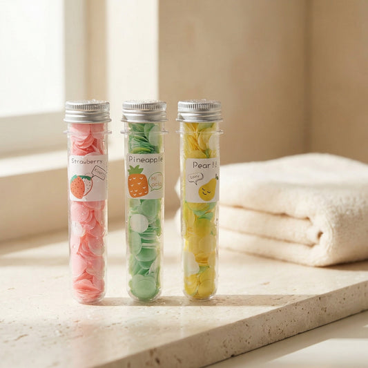 Scented Paper Soap Disposable Mini Soap Bottle (Pack of 3)