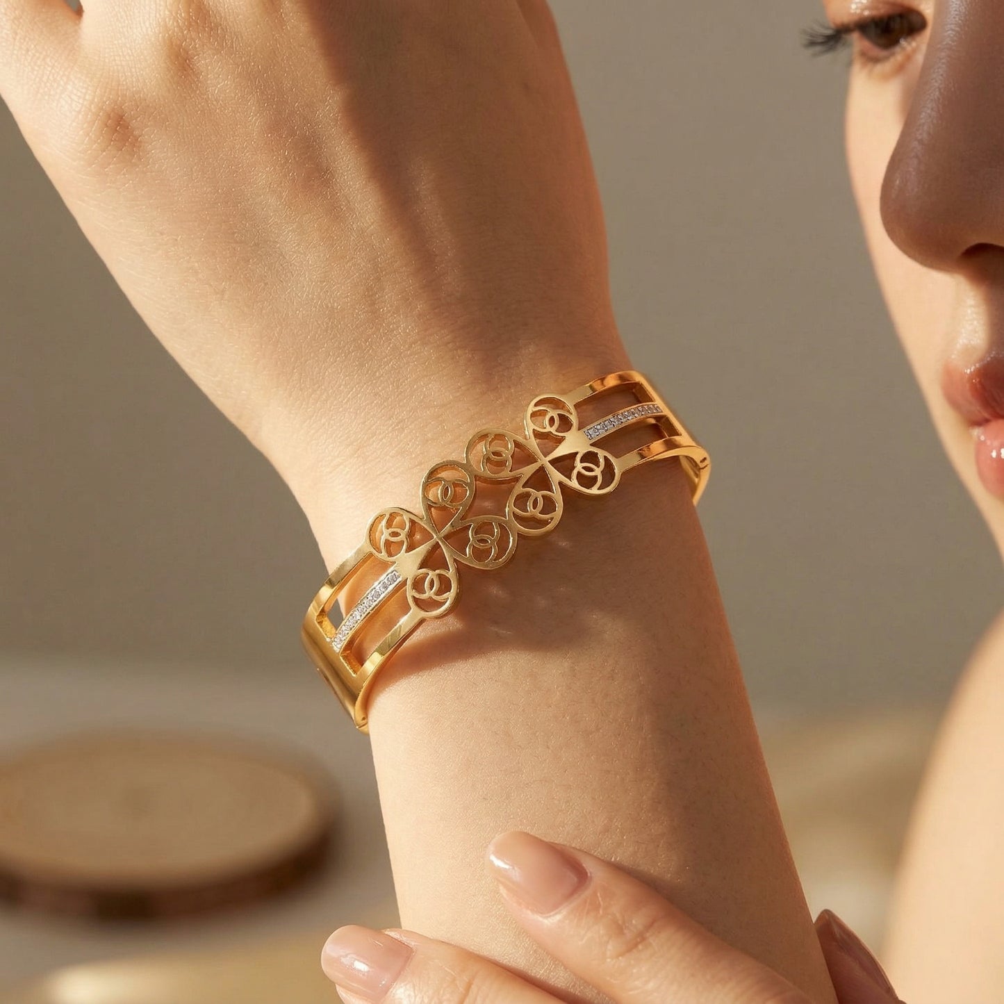 Royal Clover Crystal Bracelet