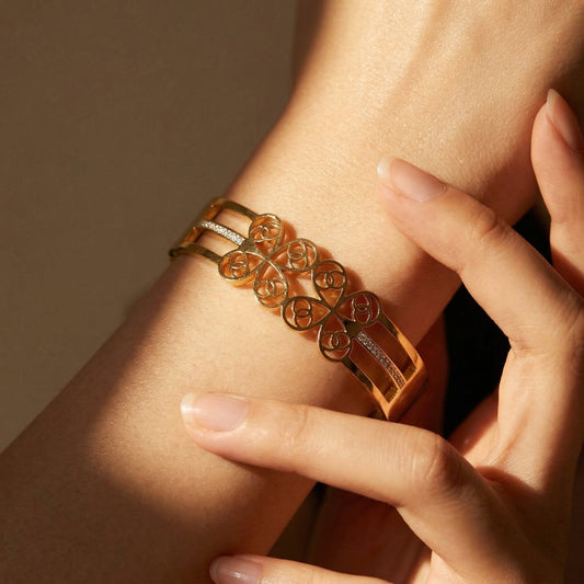 Royal Clover Crystal Bracelet