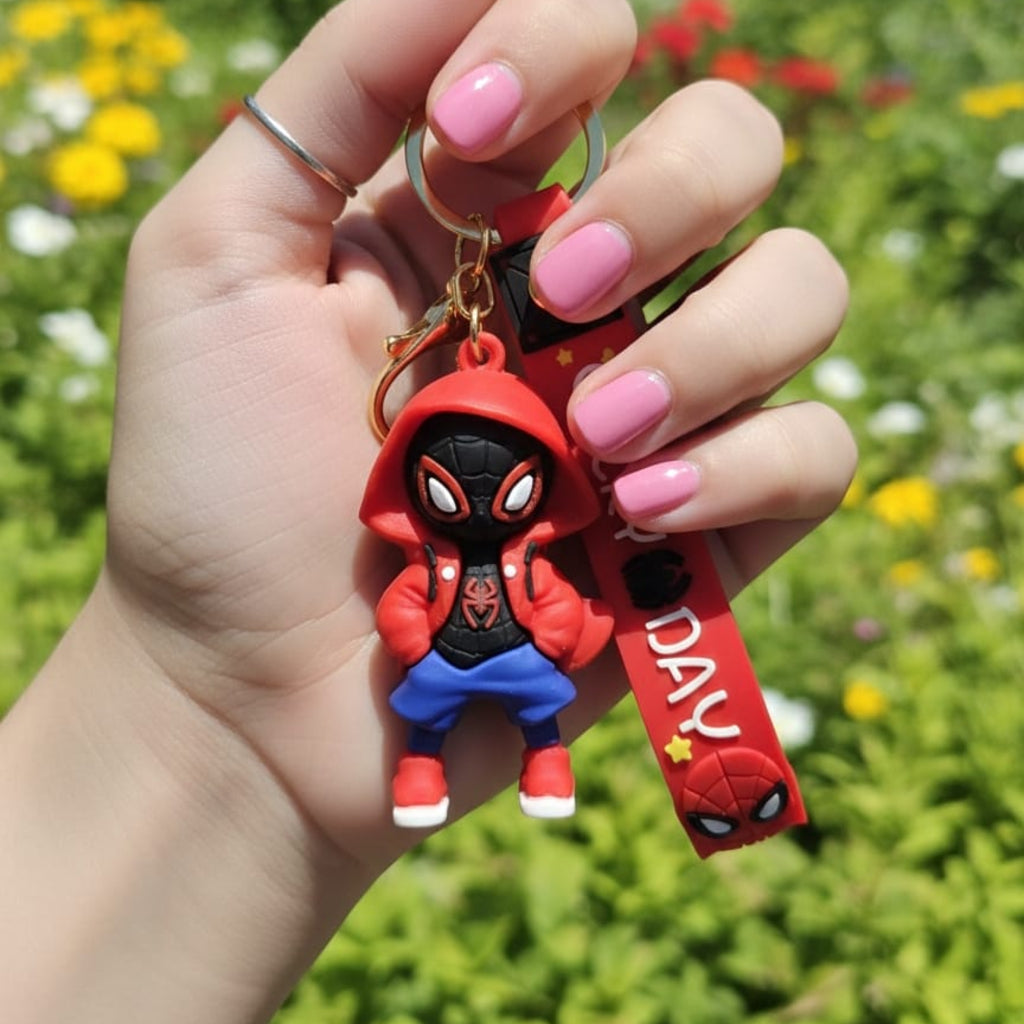 KC Spiderman Keychain with Charm